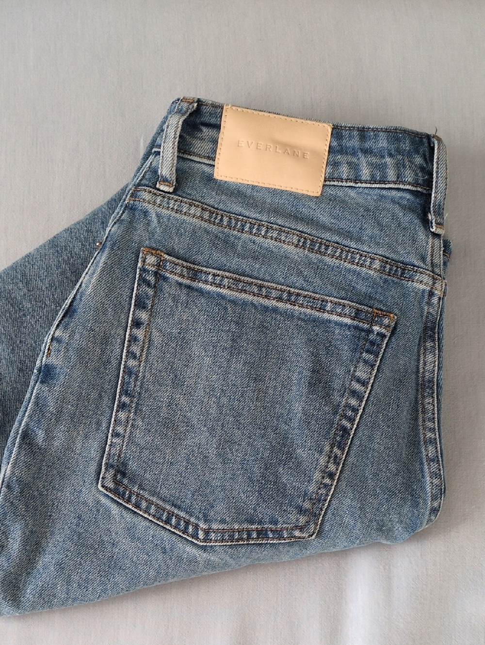 Everlane Light Wash Straight Jeans